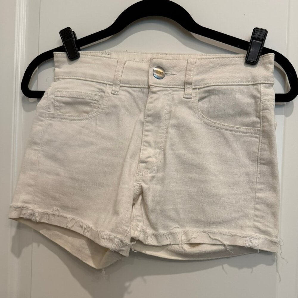 American Eagle White Womens Short Off White Size 2